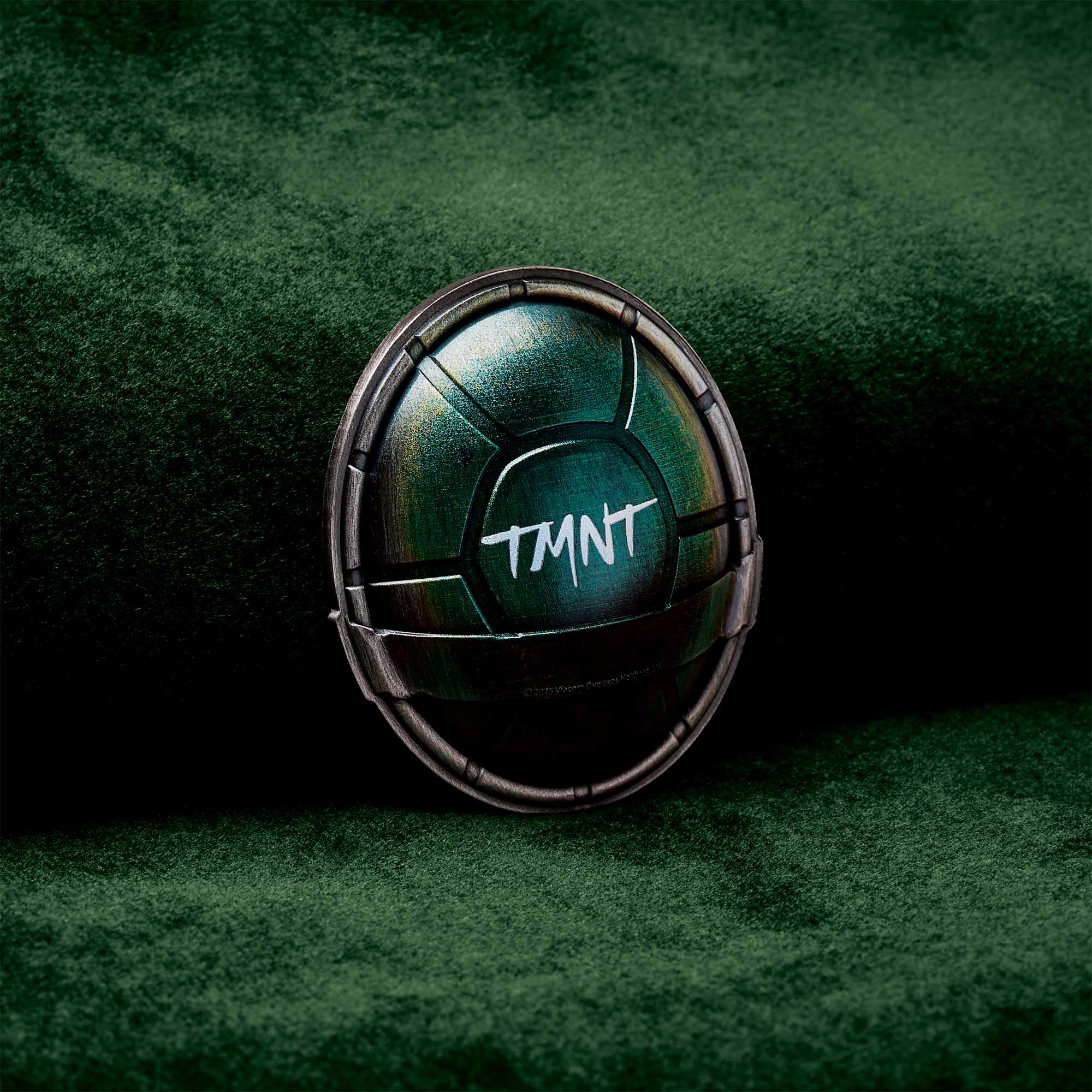 2025 Tuvalu TMNT Domed Shell 1.5 oz Silver Colorized Coin – Minted Assets
