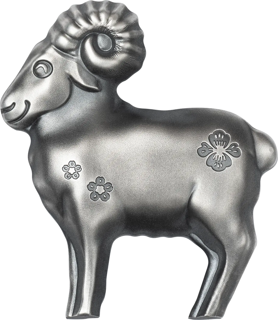 2027 Mongolia Lunar Year Collection Fluffy 1oz Silver Sheep