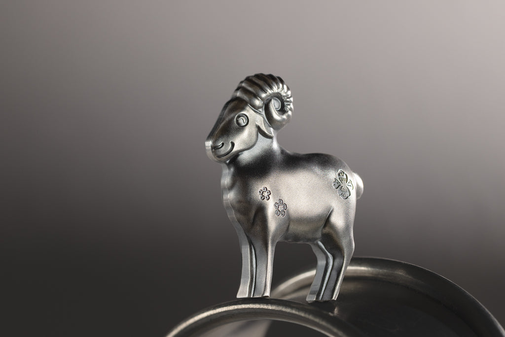 新品未開封 BELL'S YEAR OF THE SHEEP 12 years 2027 Mongolia Lunar Year Collection Fluffy 1oz Silver Sheep