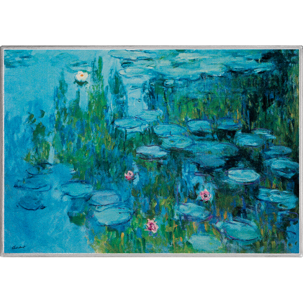 2026 Cameroon Art Gallery Water Lilies by Monet 1oz Silver Coin